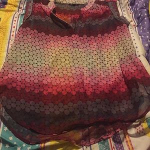 Antilia Femme size large sheer tank